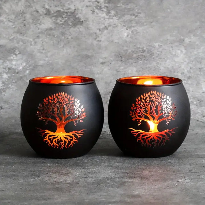 GlowRoot - Tree of Life Candle Holder Set