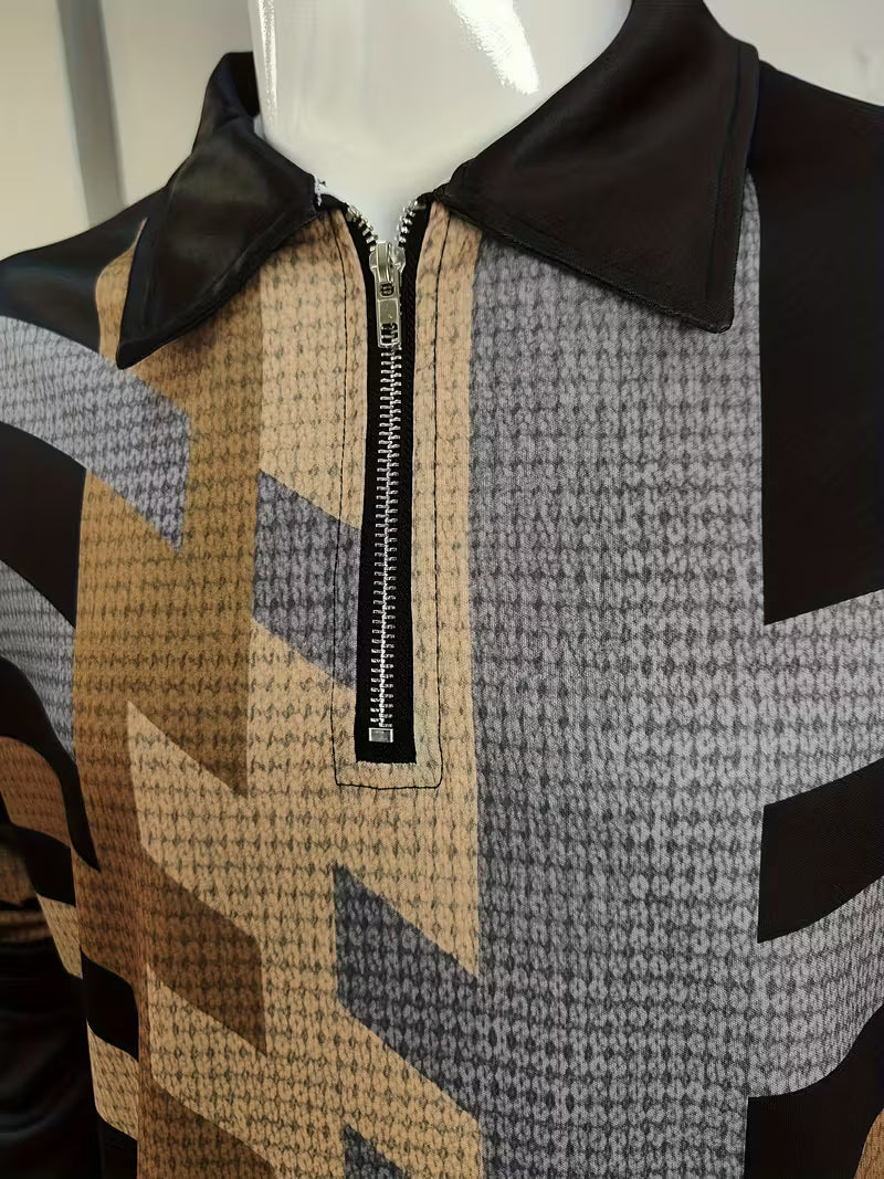 Thomson - Long Sleeve Shirt With Half Zipper