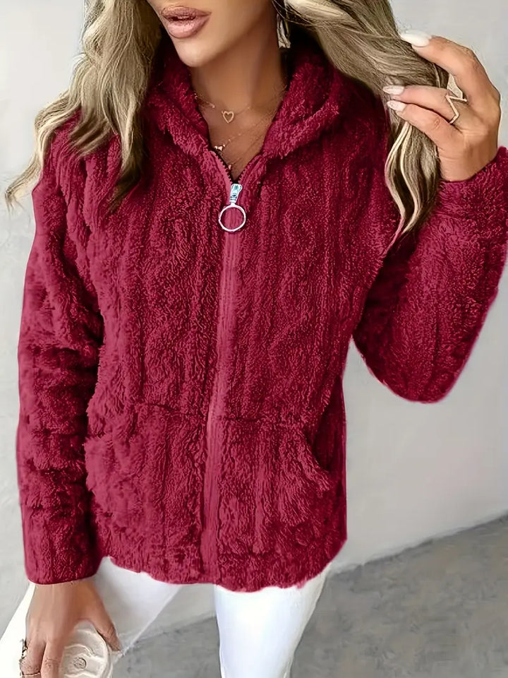 Ganka - Long Sleeve Zip-Up Hoodie