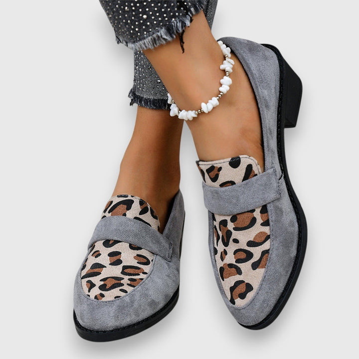 Lucyna - Elegant Leopard Print Loafer