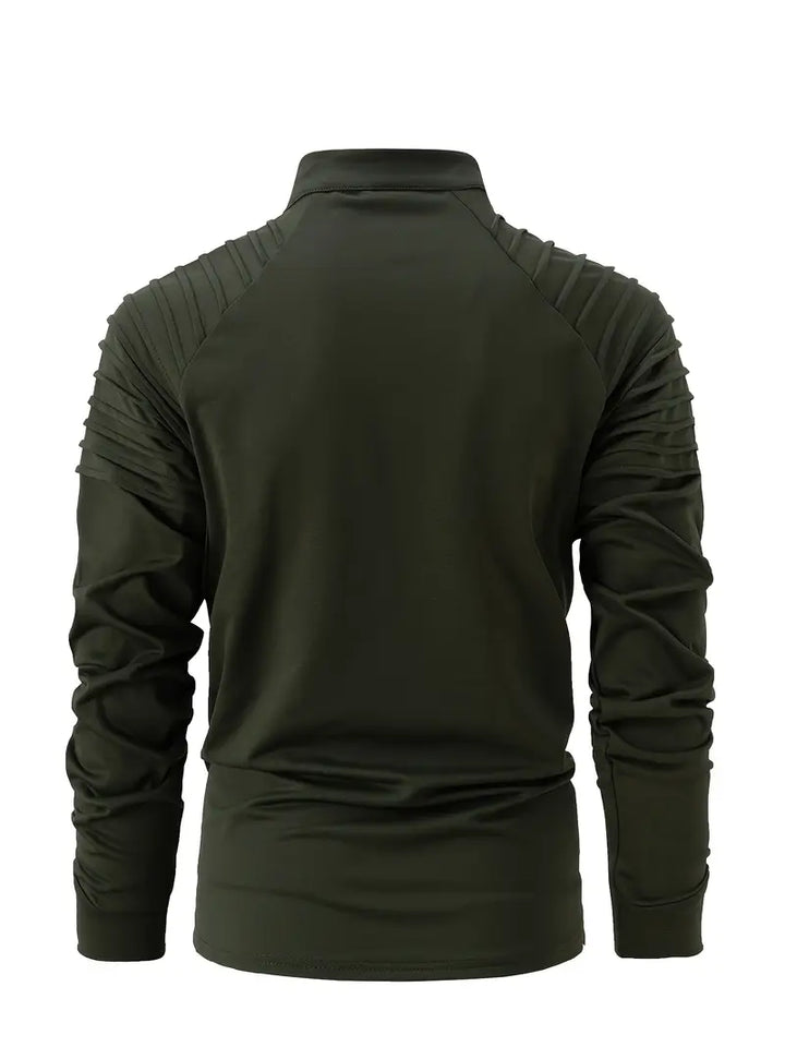 Linwood  - Long Sleeve Polo Shirt With Zipper