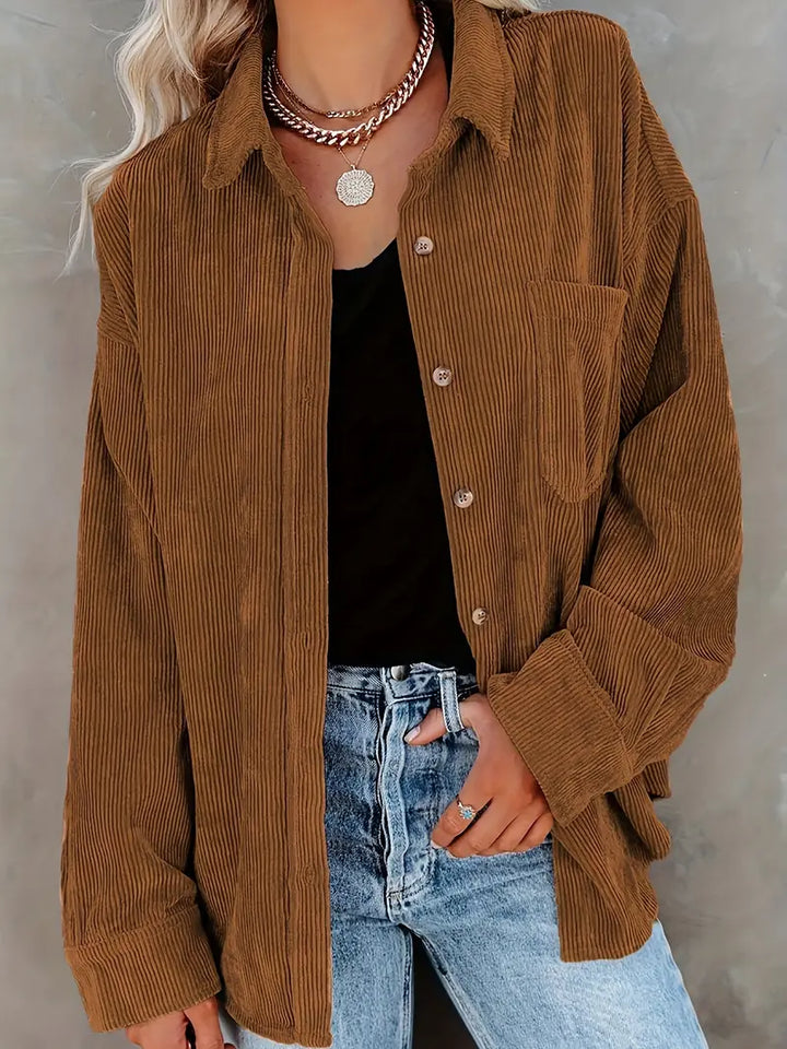 Irmela - Long Sleeve Button Shirt