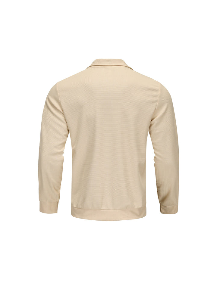 Marvin - Casual Polyester Zip-Up Jacket