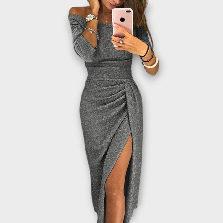 Minjee -  Elegant Off-Shoulder Dress