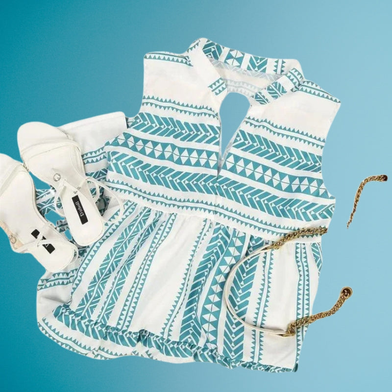 Lylah - Elegant Summer Dress With Printed