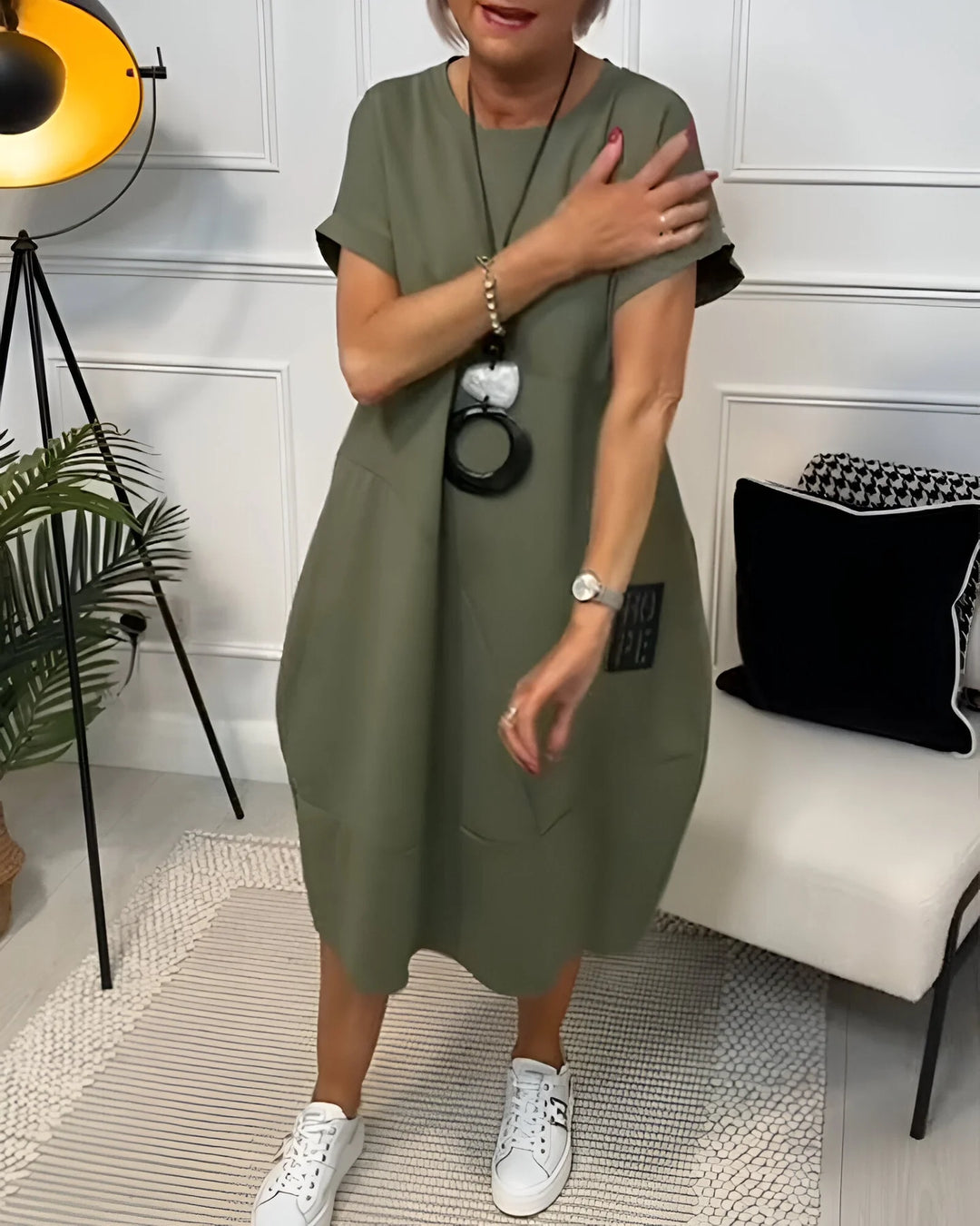 Jocelyn - Casual Comfort Dress With Pocket