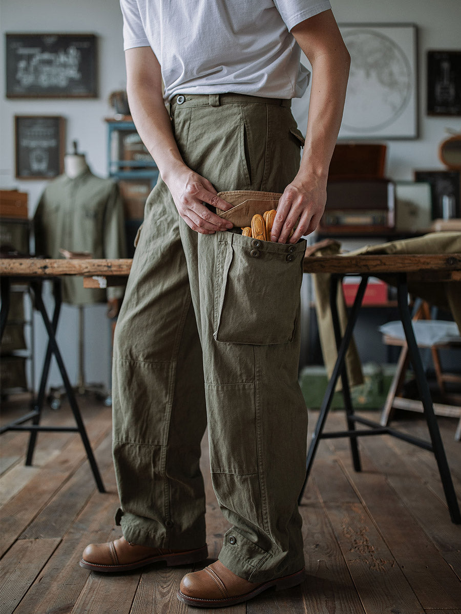 Ibrahim - Army M-47 Herringbone Twill Trouser