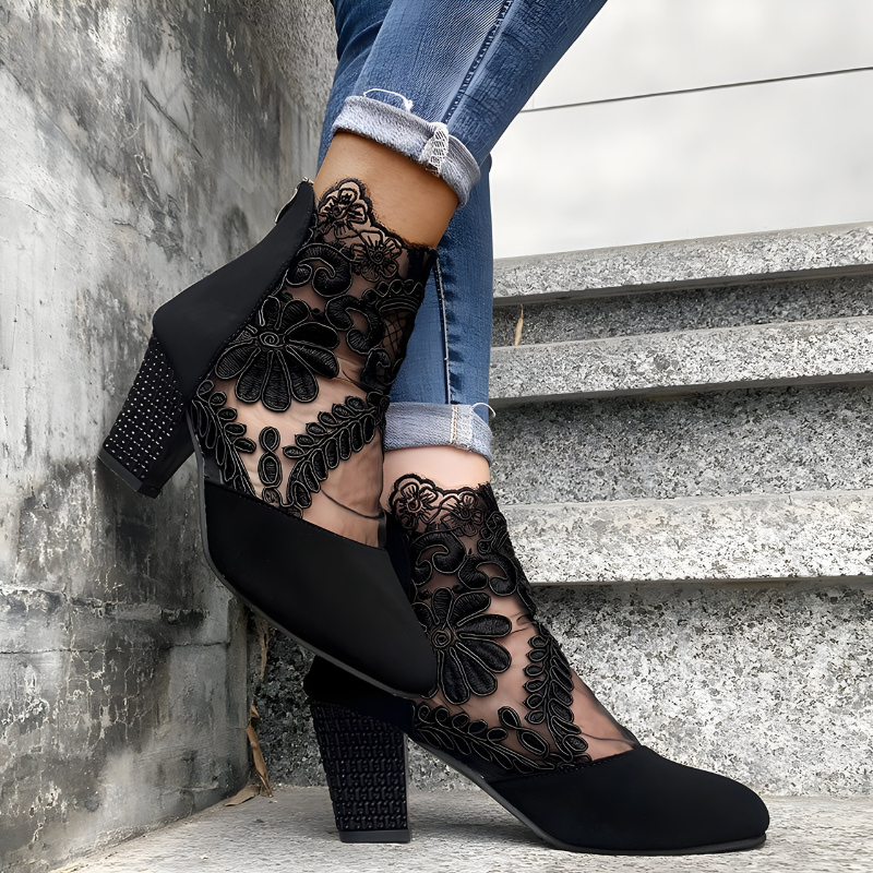 Elizaveta - Orthopedic Floral Pattern Shoes