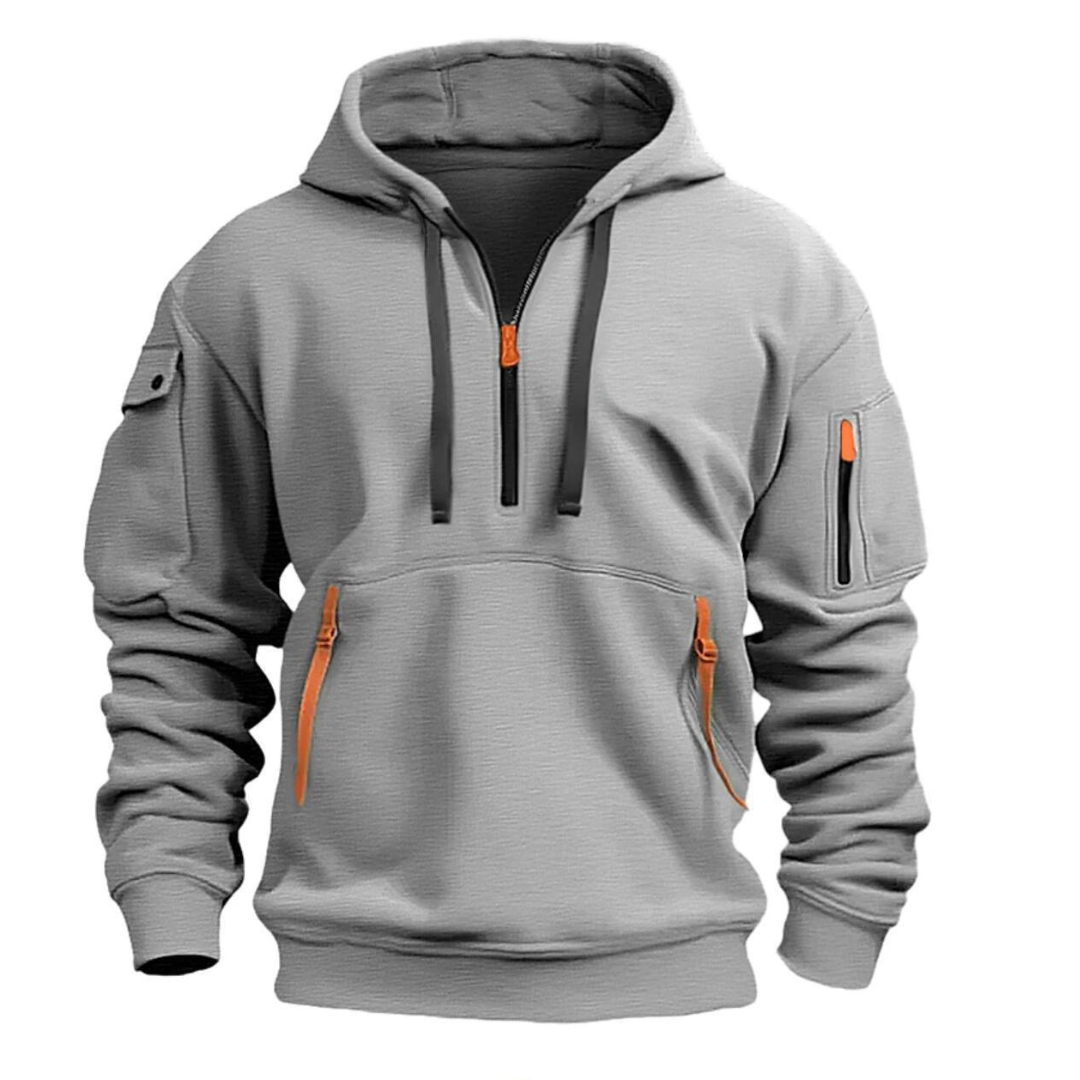 Ludomir - Long Sleeve Multi Pocket Hoodie