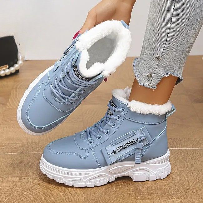 Fiadeacore - Warm Lace-up Winter Ankle Sneakers