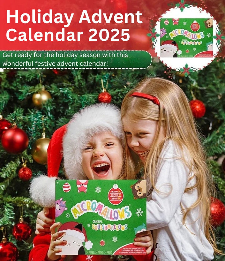 FestiveFuzzies - Christmas Advent Calendar With Plush Doll