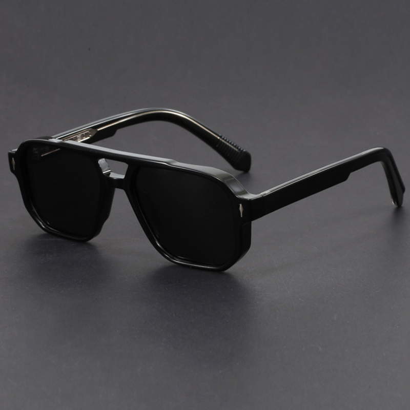 Kieran - Dual-Tone Square Frame Sunglasses