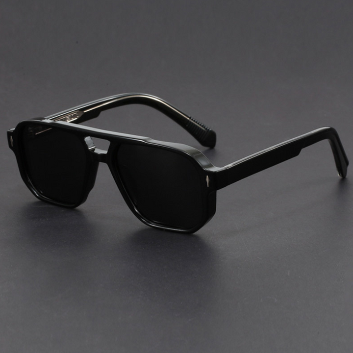 Kieran - Dual-Tone Square Frame Sunglasses