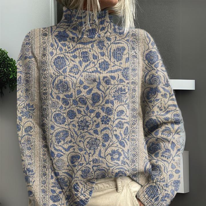 Rasha - Colorful Printed Sweater
