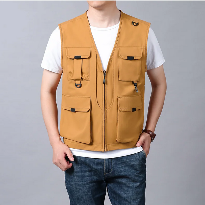 Mose - Breathable Multi Pocket Cargo Vest