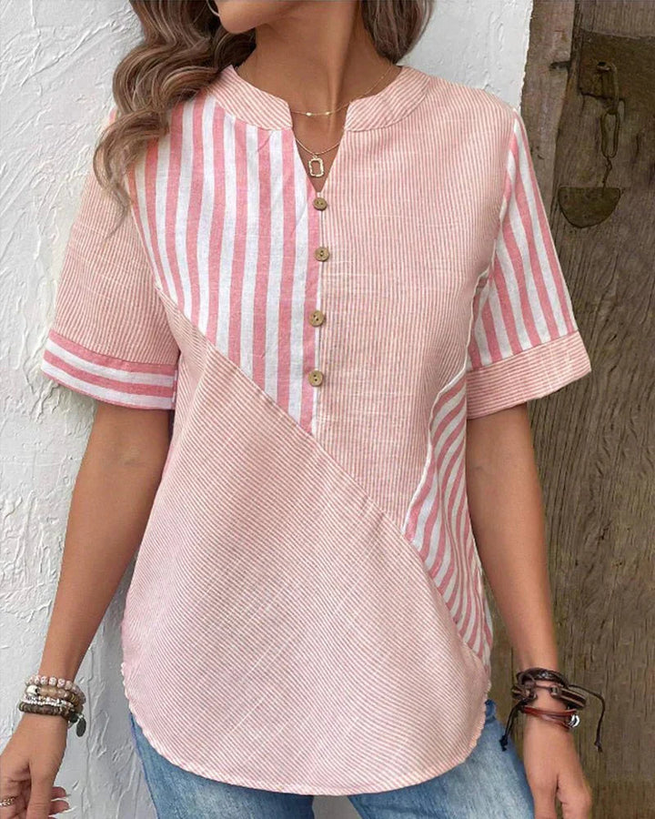 Lilly - Soft Striped Blouse