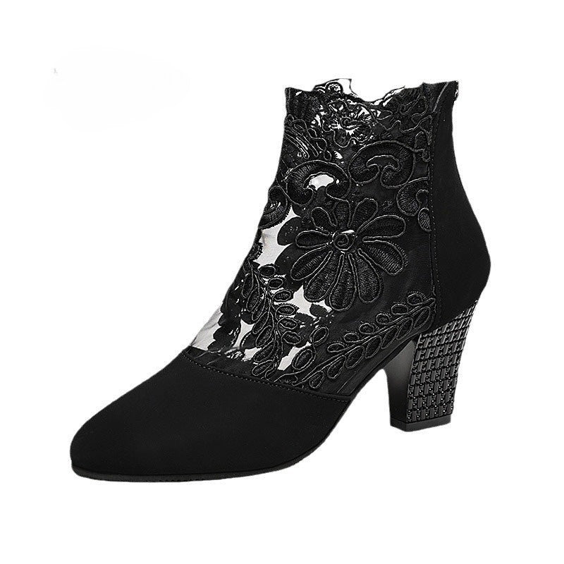 Janneke - Elegant Lace High Heel Shoes