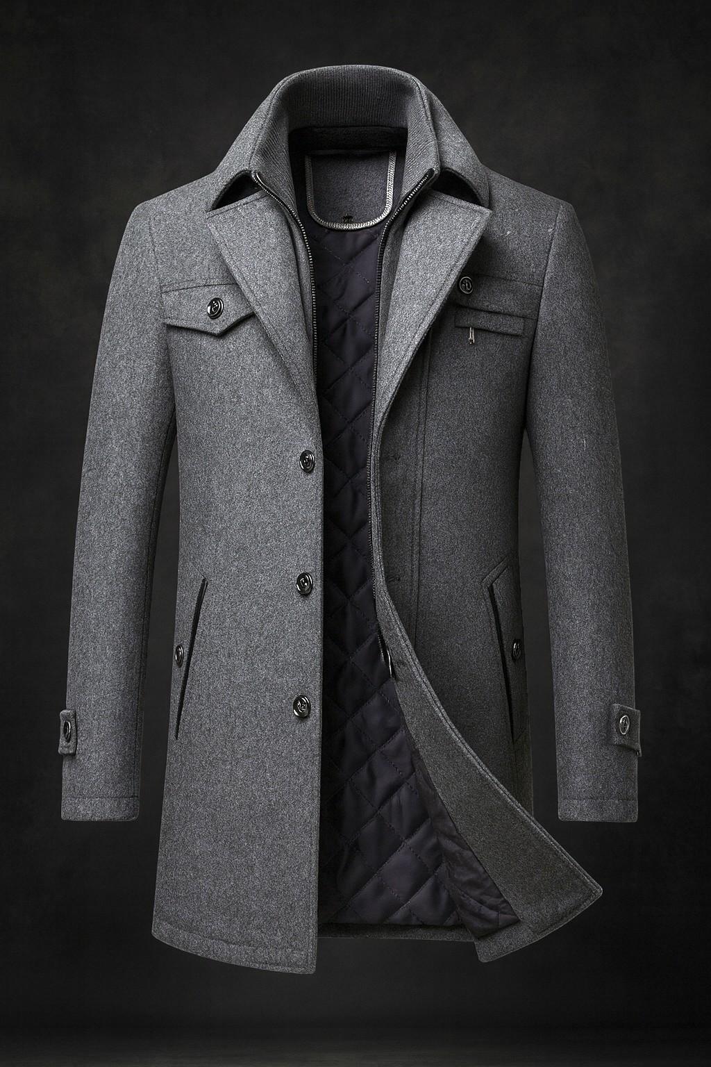 Dorer - Button Up Wool Coat