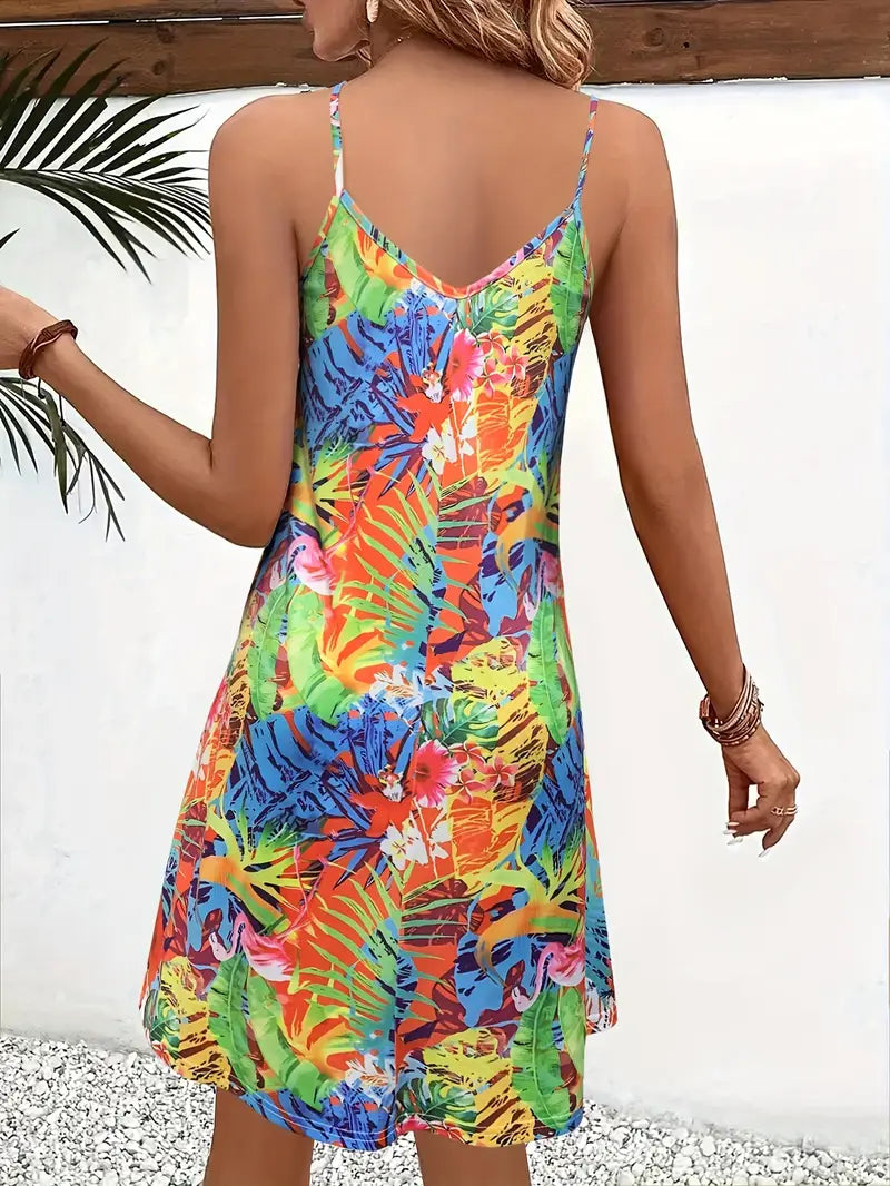 Jasmeen - V Neck Tank Dress