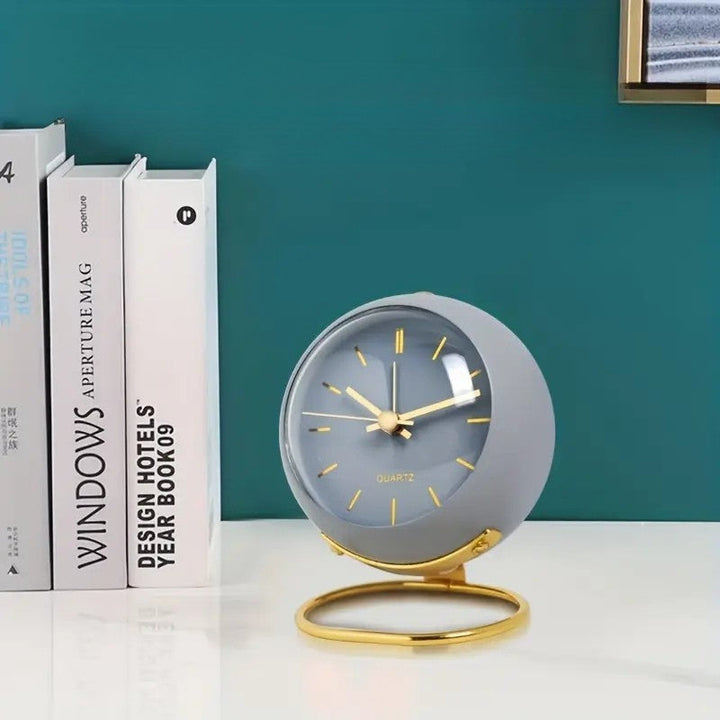NordAura - Silent Nordic-Inspired Desk Clock For Home Decor