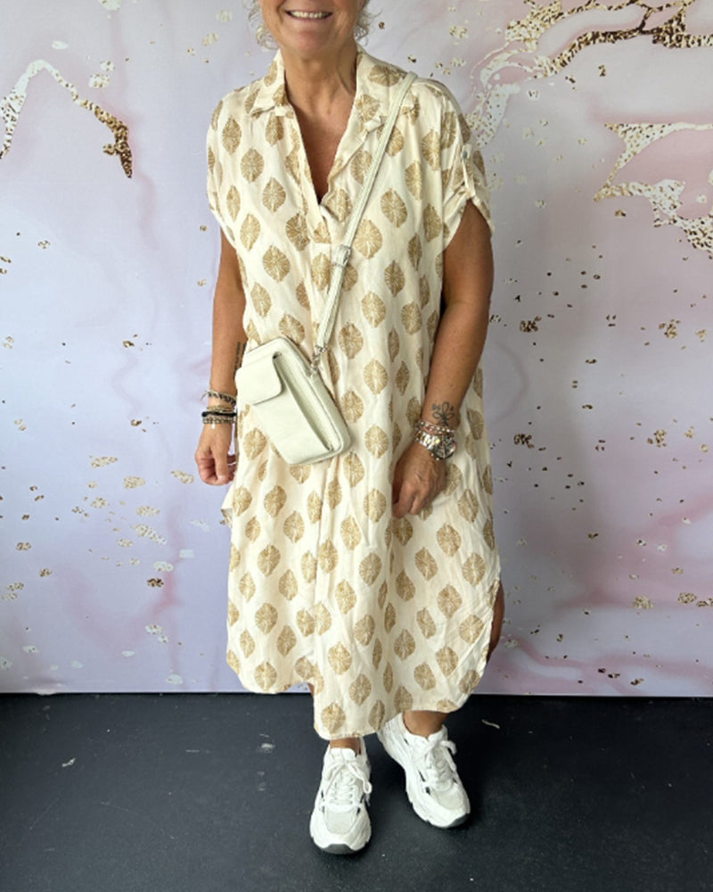 Dini - Stylish Dress With V Neck