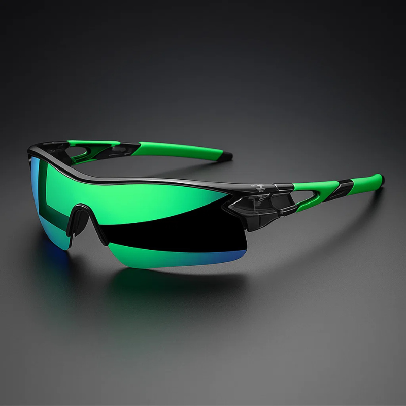 Orionflex - Mirrored Wraparound Sports Cycling Sunglasses