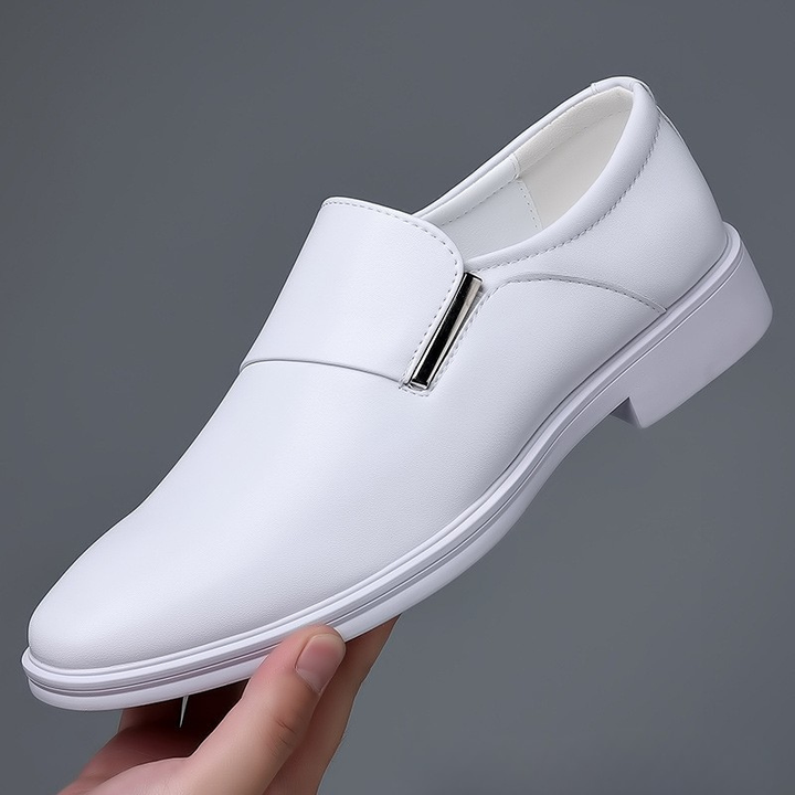Hader - Leather Loafers With Pointed Toe