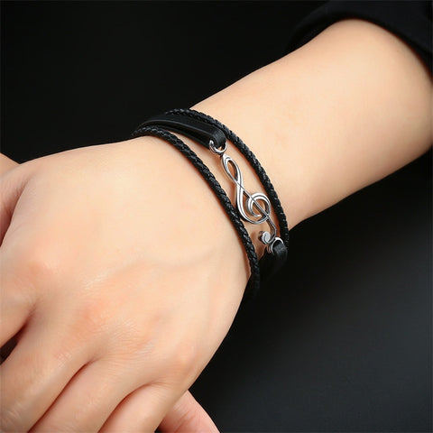 Nebil - High-quality Leather Handmade Unique Bracelet