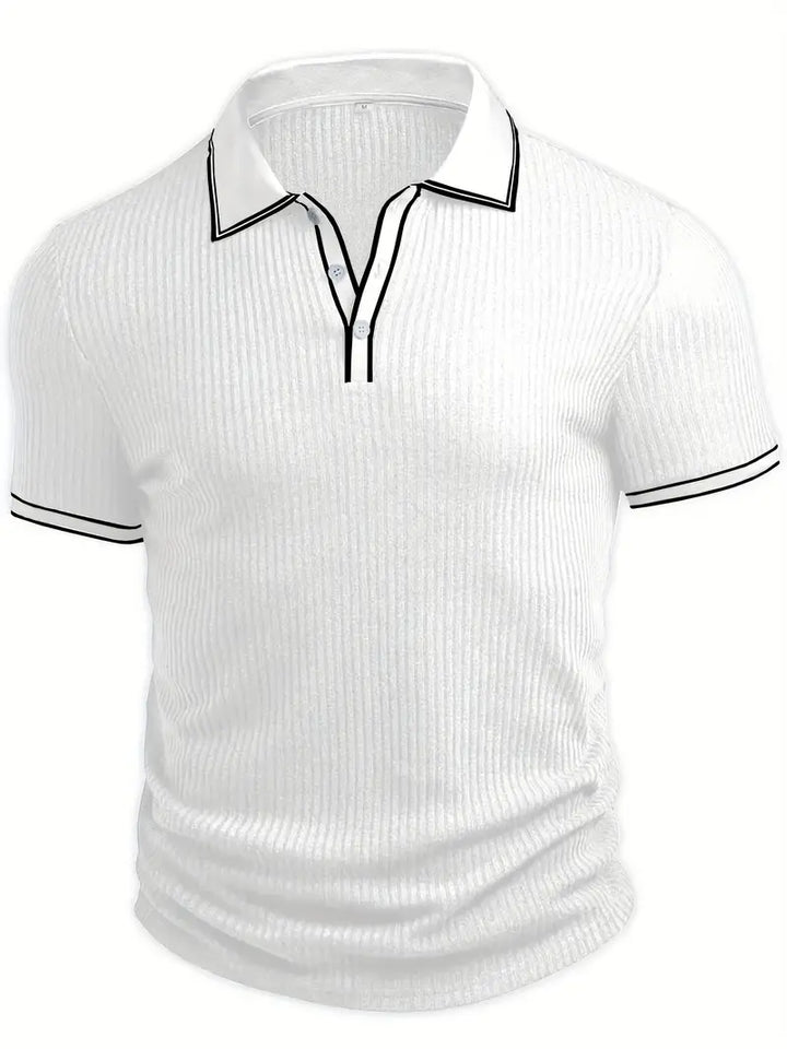 Orestis - Elegant Short Sleeve Polo Shirt