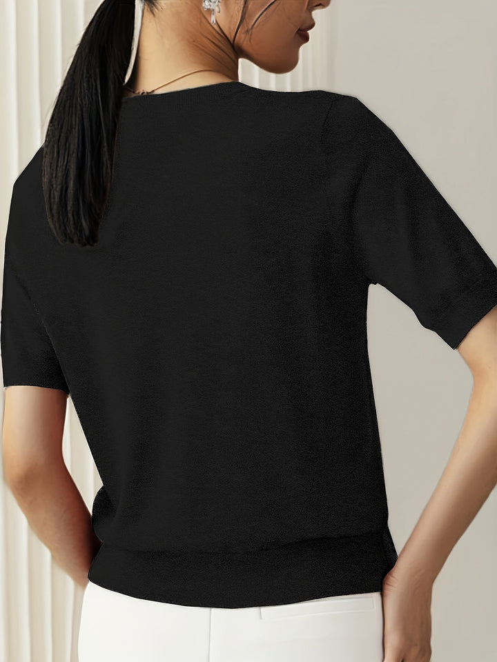 Jacquie - High Elasticity Casual T-Shirt