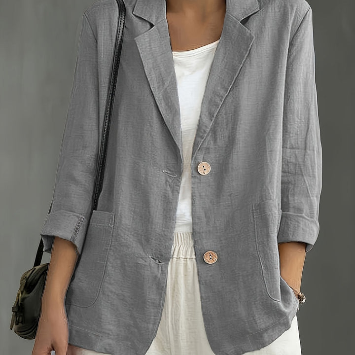 Jayde - Elegant Cotton Blazer
