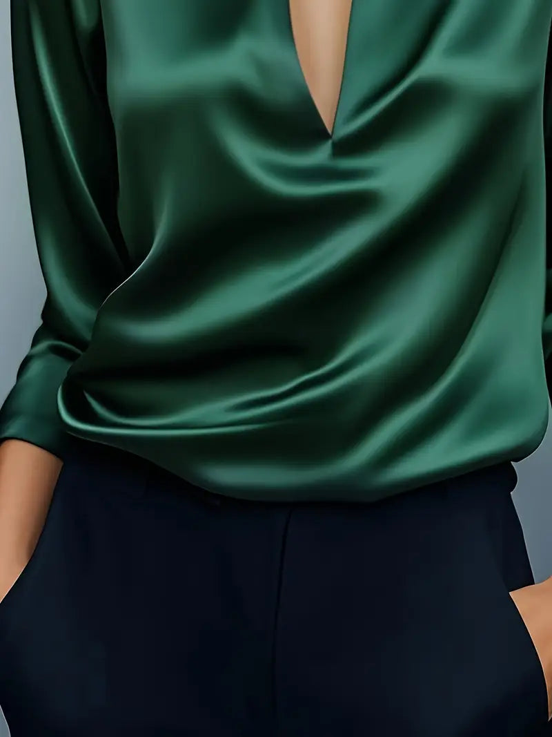 Lianyandra - Premium V-Neck Blouse
