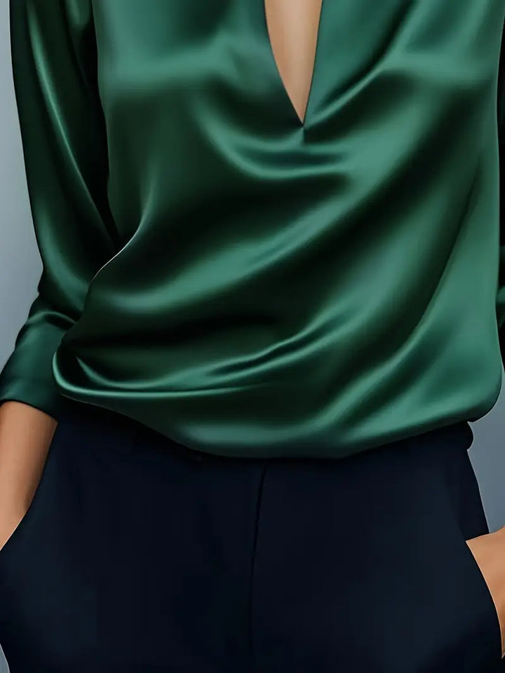 Lianyandra - Premium V-Neck Blouse