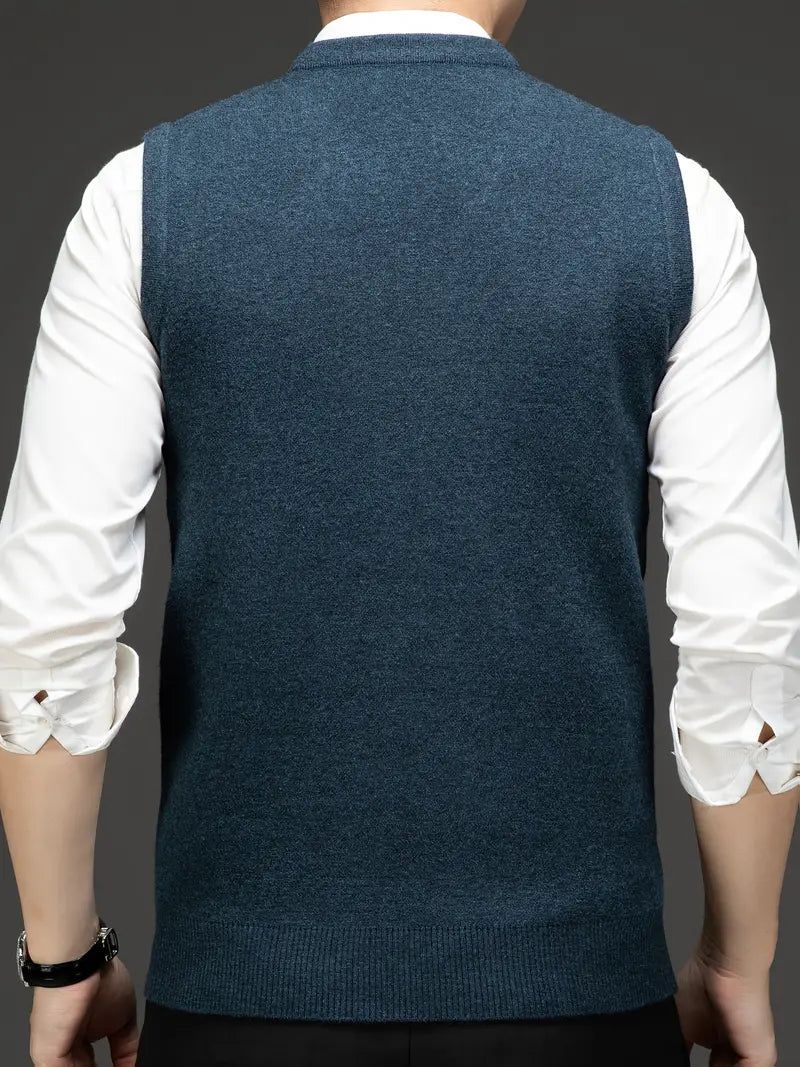 Yannick - Slim Fit Sleeveless Sweater