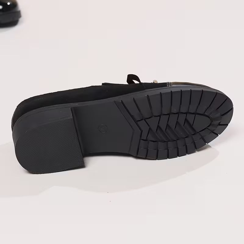 Saskana - Loafers With Bow and Glossy Toe Cap