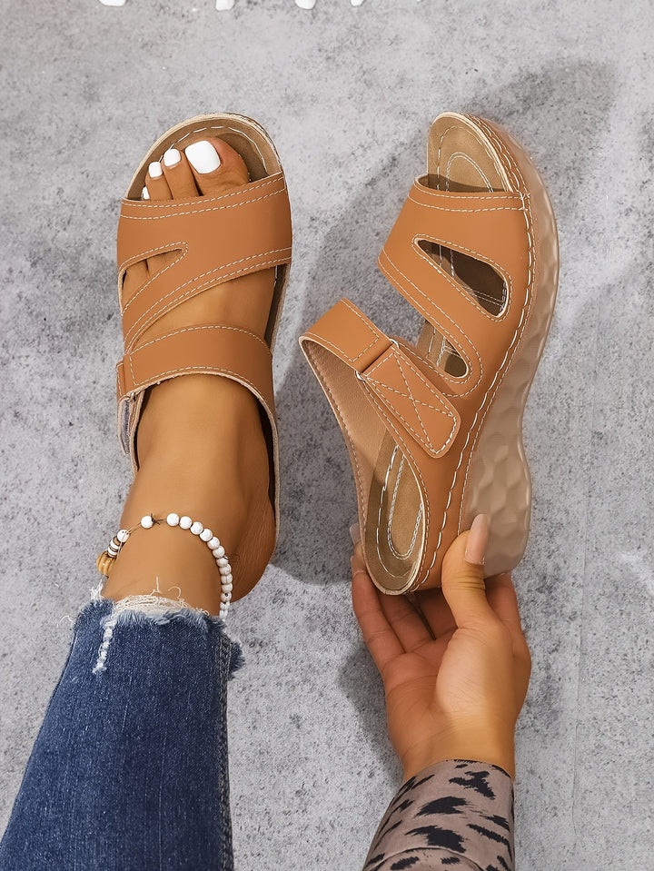 Rowella - Stylish Wedge Sandal With Strap