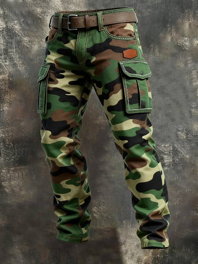 Banton - Vintage Camouflage Multi Pocket Pant
