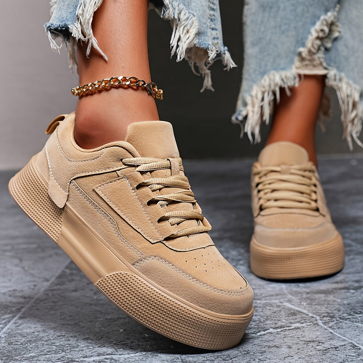 Namira - Lace Up Sneakers With Round Toe