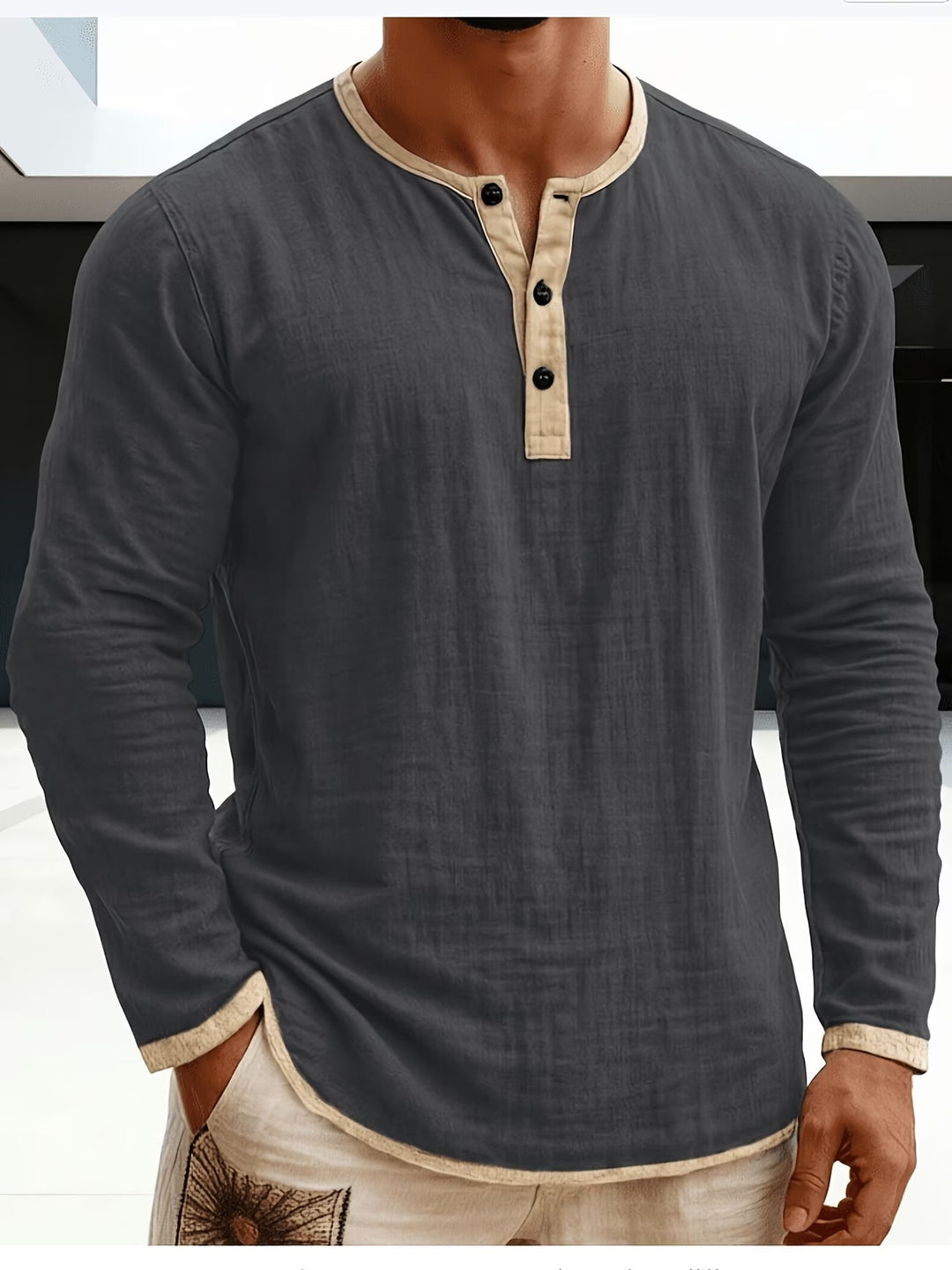 Lorcen - Long Sleeve Polo Shirt