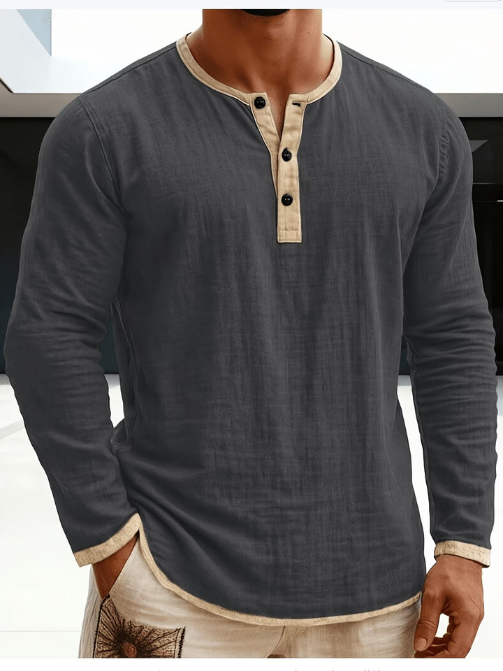 Lorcen - Long Sleeve Polo Shirt