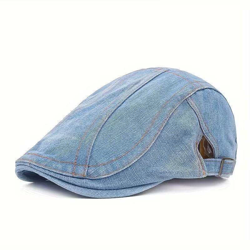 DenimCrown - Casual Unisex Denim Beret