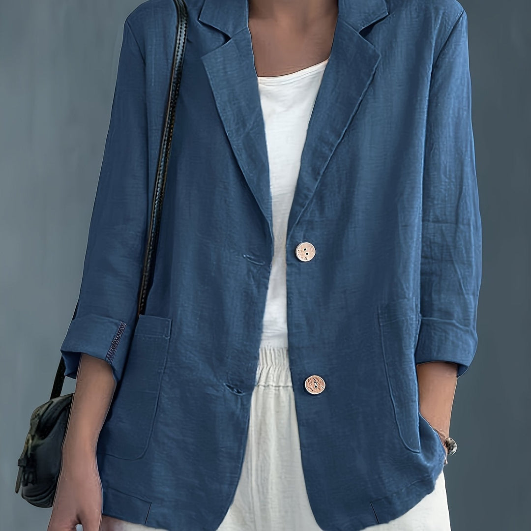 Jayde - Elegant Cotton Blazer