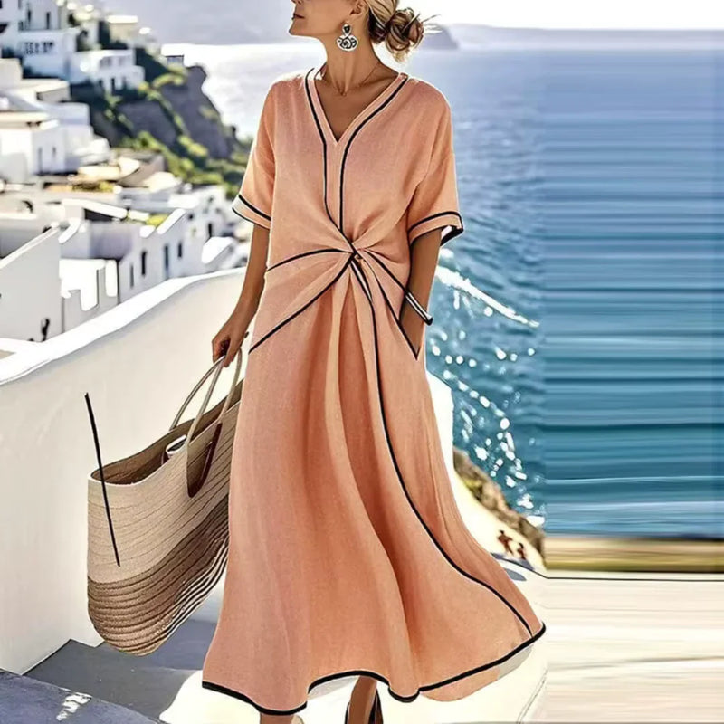 Rimgaile - Elegant Dress With a Flattering Waist