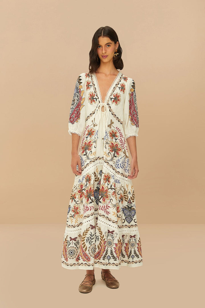 Malindya - Boho Glam Maxi Dress