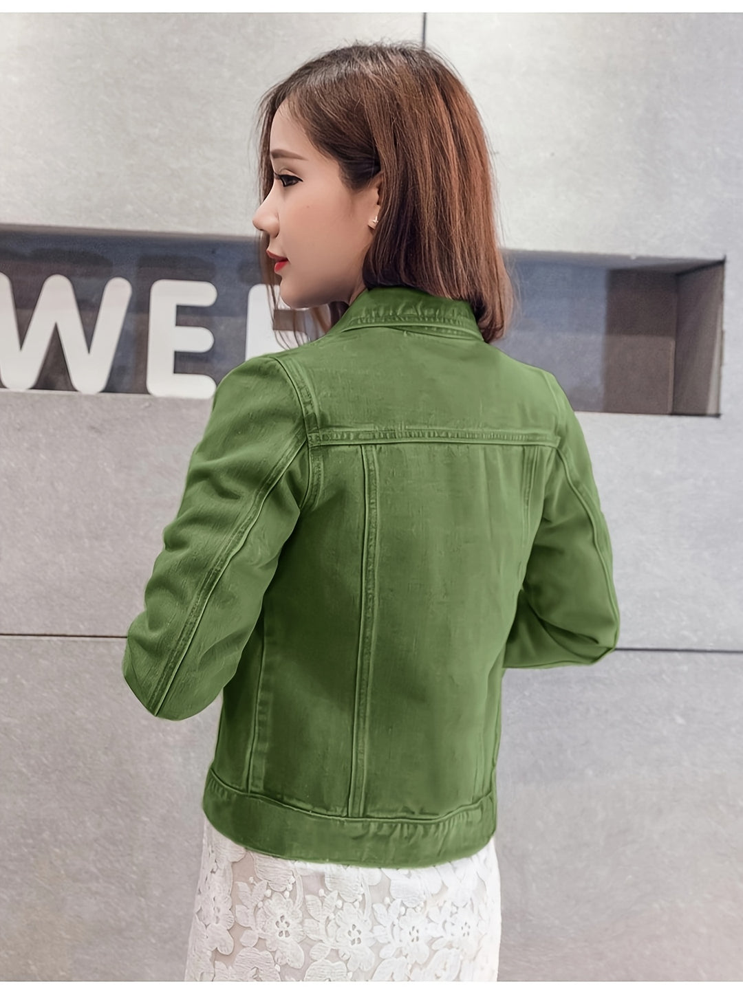 Rosalyn - Boho Style Short Sleeve Denim Jacket