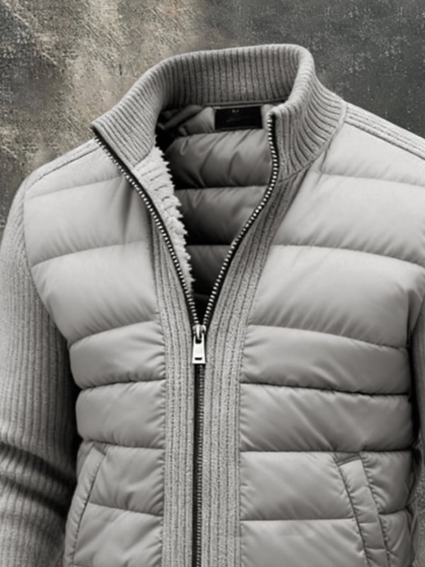 Kylian - Vintage Knitted Patchwork Outdoor Jacket