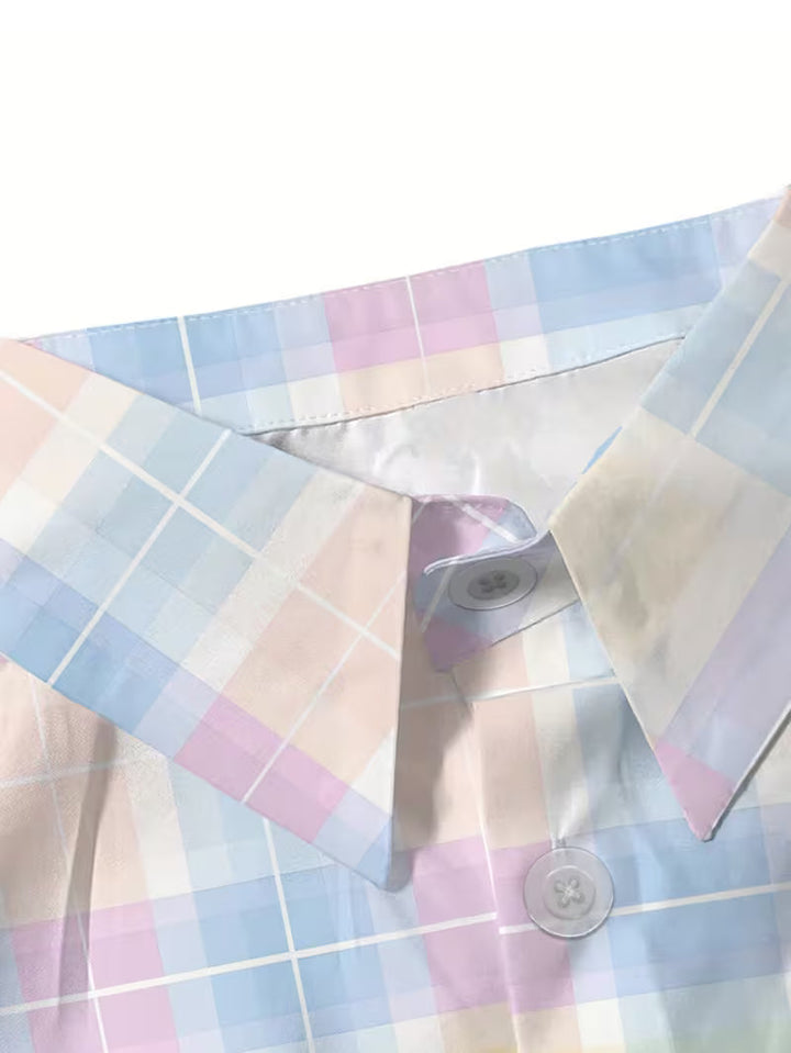 Harrell - Short-Sleeve Plaid Print Shirt