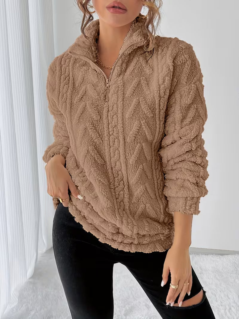 Oriaenica - Versatile Warm Fleece Sweatshirt