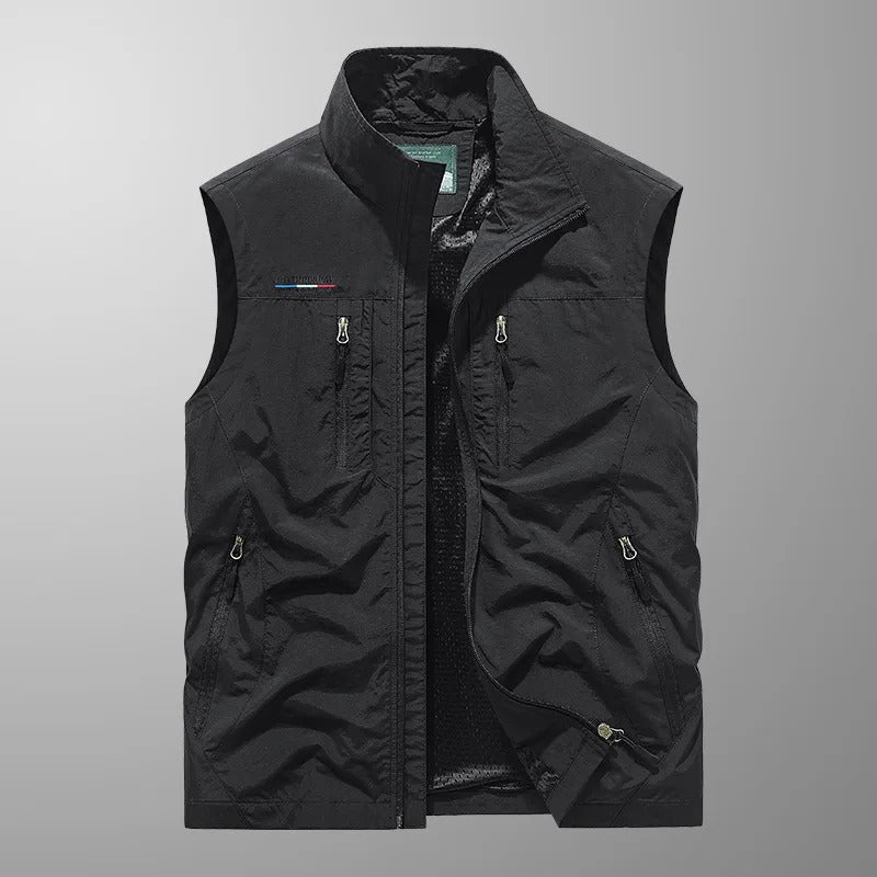Vincent - Multi-Pocket Breathable Outdoor Cargo Vest