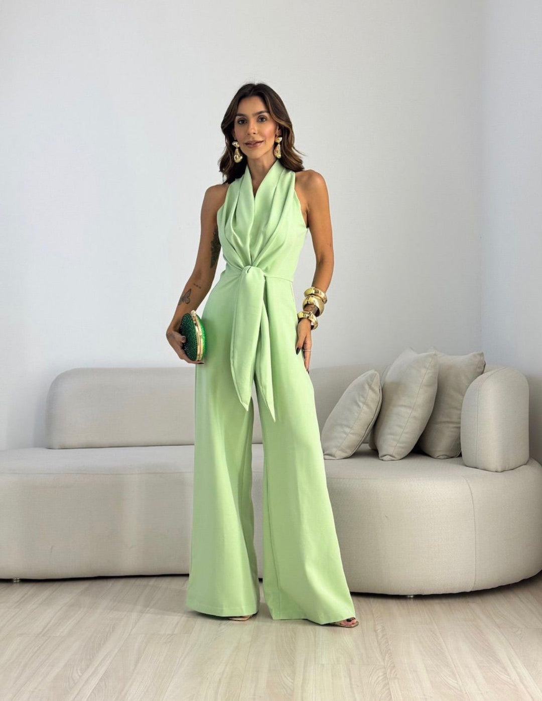 Shabrina - Wide Leg Sleeveless Jumpsuit